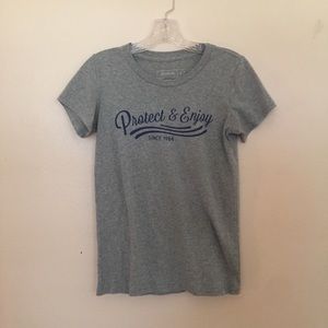 Women's Surfrider Grey Cotton Short Sleeve Tee
